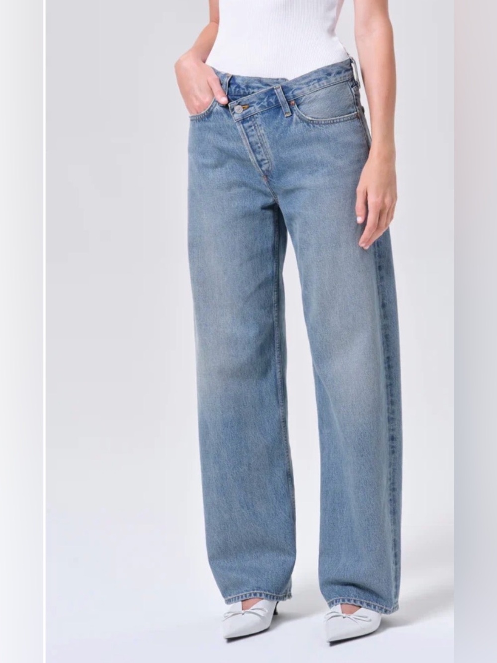 AGOLDE Criss Cross High Rise Jeans Size 24